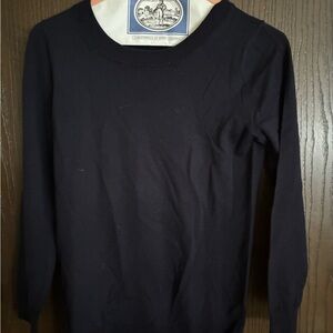 100% Merino wool ❗️J. Crew Navy Long Sleeve Sweater,size XS
